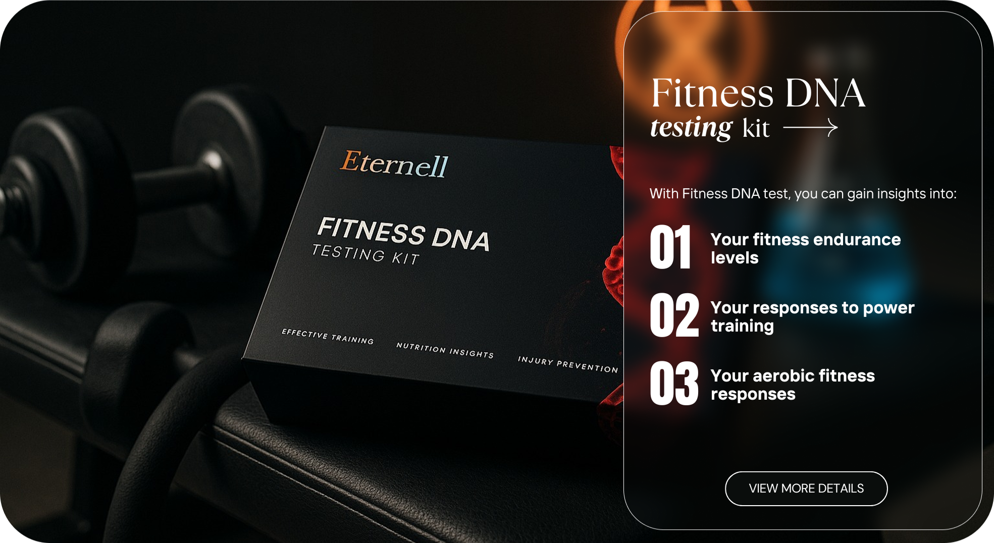 With Fitness DNA test, you can gain insights into